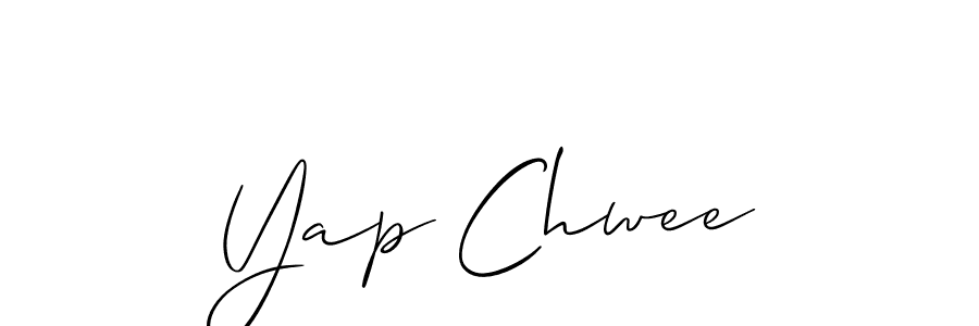 Once you've used our free online signature maker to create your best signature Allison_Script style, it's time to enjoy all of the benefits that Yap Chwee name signing documents. Yap Chwee signature style 2 images and pictures png