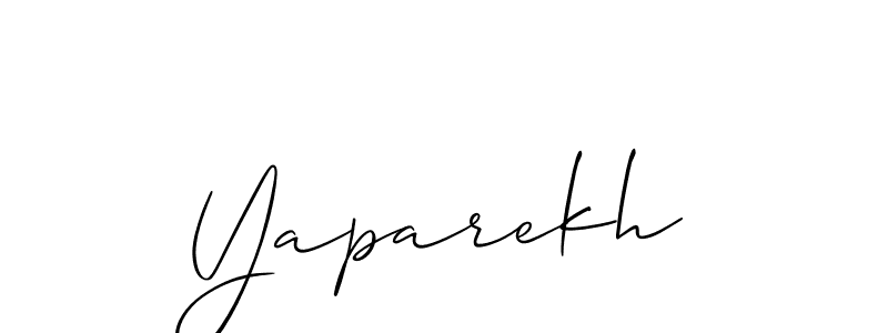 Also You can easily find your signature by using the search form. We will create Yaparekh name handwritten signature images for you free of cost using Allison_Script sign style. Yaparekh signature style 2 images and pictures png
