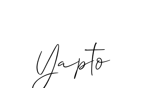 Check out images of Autograph of Yapto name. Actor Yapto Signature Style. Allison_Script is a professional sign style online. Yapto signature style 2 images and pictures png