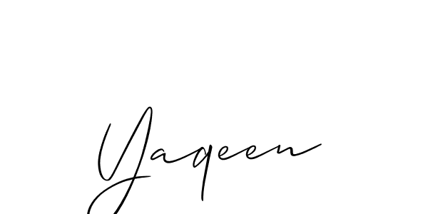 Similarly Allison_Script is the best handwritten signature design. Signature creator online .You can use it as an online autograph creator for name Yaqeen. Yaqeen signature style 2 images and pictures png