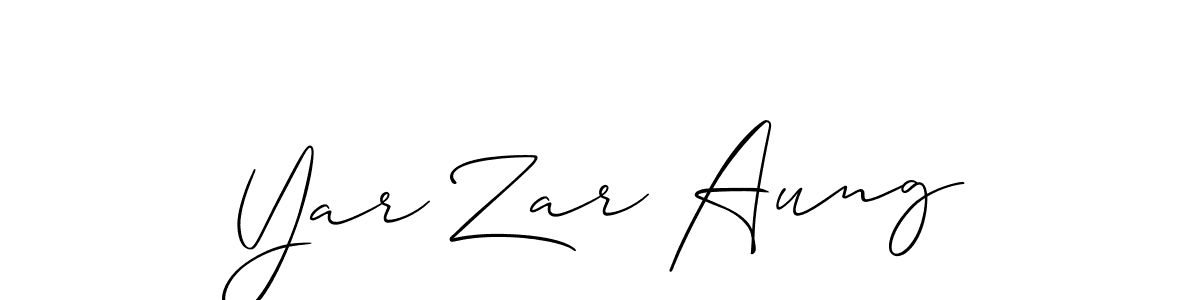 Check out images of Autograph of Yar Zar Aung name. Actor Yar Zar Aung Signature Style. Allison_Script is a professional sign style online. Yar Zar Aung signature style 2 images and pictures png