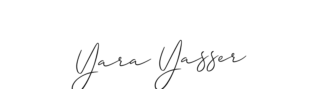 Once you've used our free online signature maker to create your best signature Allison_Script style, it's time to enjoy all of the benefits that Yara Yasser name signing documents. Yara Yasser signature style 2 images and pictures png