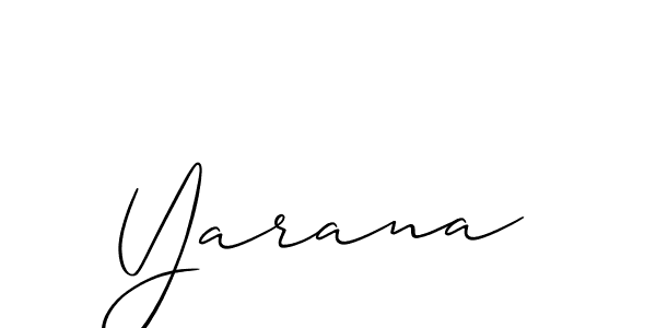 Allison_Script is a professional signature style that is perfect for those who want to add a touch of class to their signature. It is also a great choice for those who want to make their signature more unique. Get Yarana name to fancy signature for free. Yarana signature style 2 images and pictures png