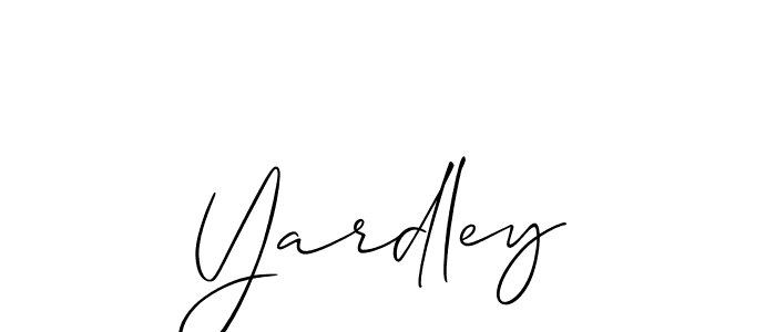 The best way (Allison_Script) to make a short signature is to pick only two or three words in your name. The name Yardley include a total of six letters. For converting this name. Yardley signature style 2 images and pictures png