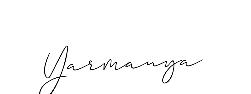 Make a beautiful signature design for name Yarmanya. Use this online signature maker to create a handwritten signature for free. Yarmanya signature style 2 images and pictures png