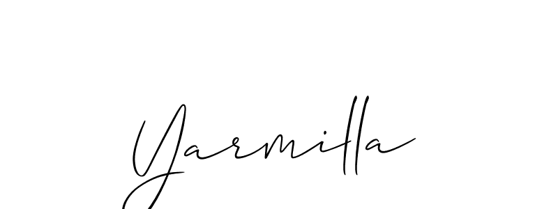 How to Draw Yarmilla signature style? Allison_Script is a latest design signature styles for name Yarmilla. Yarmilla signature style 2 images and pictures png