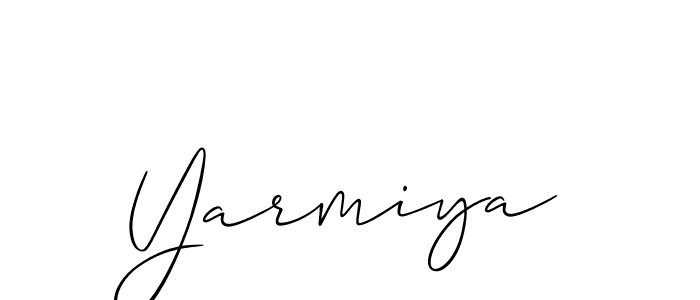 Make a beautiful signature design for name Yarmiya. Use this online signature maker to create a handwritten signature for free. Yarmiya signature style 2 images and pictures png