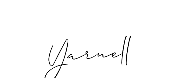 The best way (Allison_Script) to make a short signature is to pick only two or three words in your name. The name Yarnell include a total of six letters. For converting this name. Yarnell signature style 2 images and pictures png