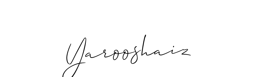 You can use this online signature creator to create a handwritten signature for the name Yarooshaiz. This is the best online autograph maker. Yarooshaiz signature style 2 images and pictures png