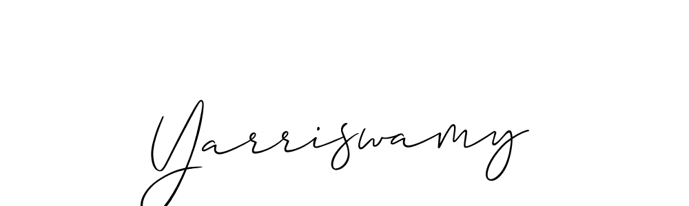 Similarly Allison_Script is the best handwritten signature design. Signature creator online .You can use it as an online autograph creator for name Yarriswamy. Yarriswamy signature style 2 images and pictures png