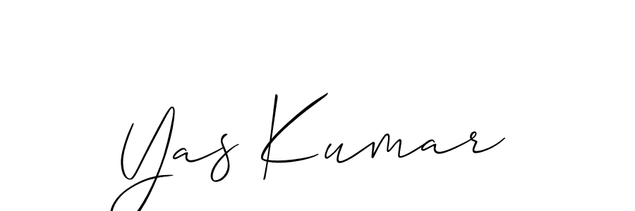 Best and Professional Signature Style for Yas Kumar. Allison_Script Best Signature Style Collection. Yas Kumar signature style 2 images and pictures png