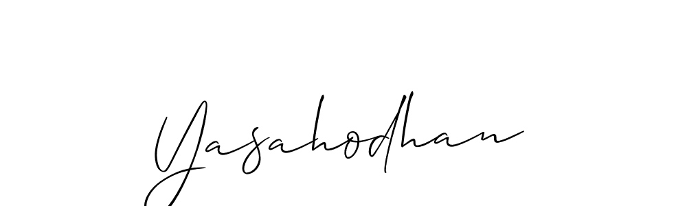 if you are searching for the best signature style for your name Yasahodhan. so please give up your signature search. here we have designed multiple signature styles  using Allison_Script. Yasahodhan signature style 2 images and pictures png