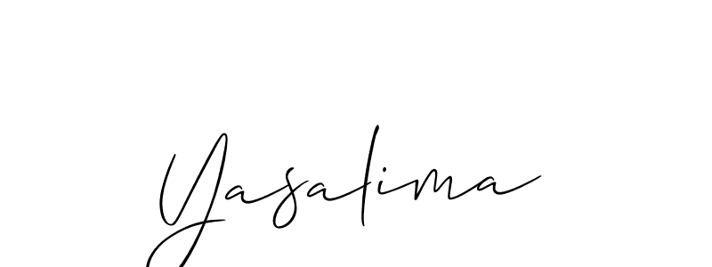 Once you've used our free online signature maker to create your best signature Allison_Script style, it's time to enjoy all of the benefits that Yasalima name signing documents. Yasalima signature style 2 images and pictures png