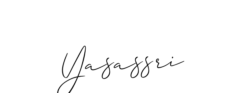 The best way (Allison_Script) to make a short signature is to pick only two or three words in your name. The name Yasassri include a total of six letters. For converting this name. Yasassri signature style 2 images and pictures png