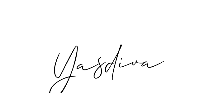Make a beautiful signature design for name Yasdiva. Use this online signature maker to create a handwritten signature for free. Yasdiva signature style 2 images and pictures png