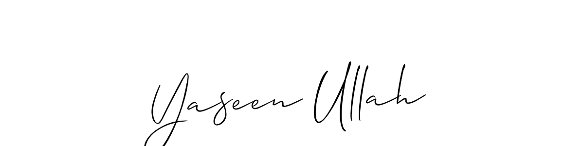 How to Draw Yaseen Ullah signature style? Allison_Script is a latest design signature styles for name Yaseen Ullah. Yaseen Ullah signature style 2 images and pictures png