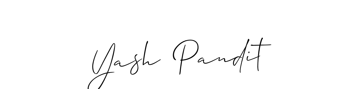 Best and Professional Signature Style for Yash  Pandit. Allison_Script Best Signature Style Collection. Yash  Pandit signature style 2 images and pictures png