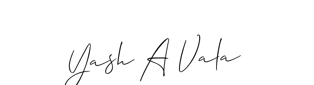 How to Draw Yash A Vala signature style? Allison_Script is a latest design signature styles for name Yash A Vala. Yash A Vala signature style 2 images and pictures png