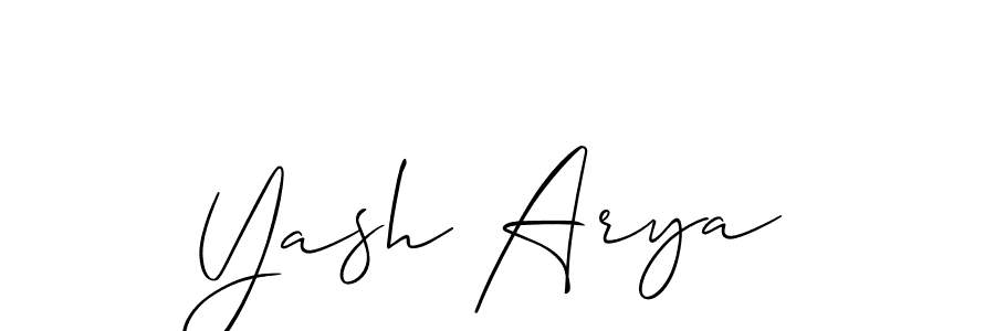 Make a short Yash Arya signature style. Manage your documents anywhere anytime using Allison_Script. Create and add eSignatures, submit forms, share and send files easily. Yash Arya signature style 2 images and pictures png