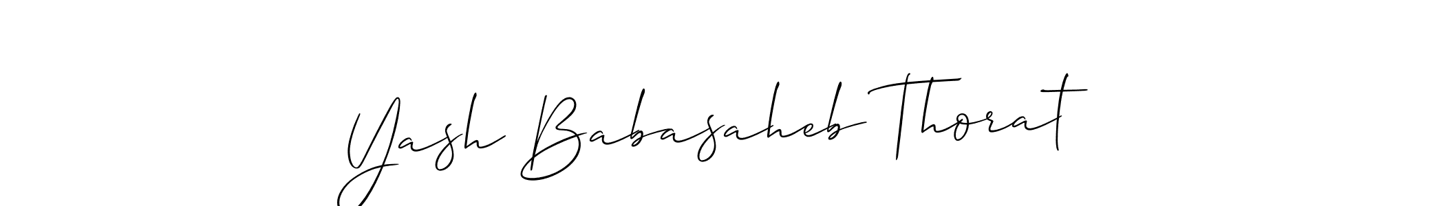 Make a short Yash Babasaheb Thorat signature style. Manage your documents anywhere anytime using Allison_Script. Create and add eSignatures, submit forms, share and send files easily. Yash Babasaheb Thorat signature style 2 images and pictures png