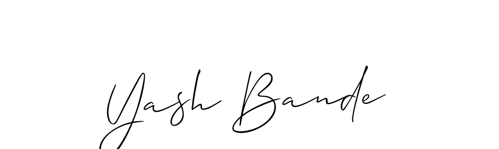 This is the best signature style for the Yash Bande name. Also you like these signature font (Allison_Script). Mix name signature. Yash Bande signature style 2 images and pictures png