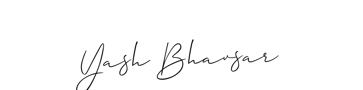 Best and Professional Signature Style for Yash Bhavsar. Allison_Script Best Signature Style Collection. Yash Bhavsar signature style 2 images and pictures png