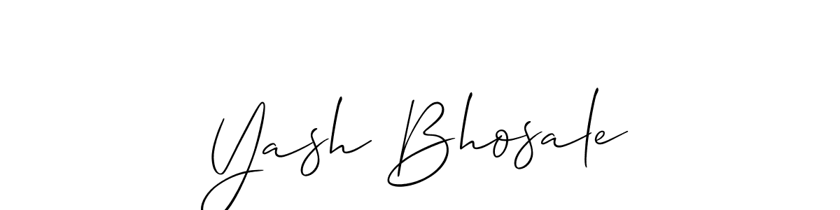 Best and Professional Signature Style for Yash Bhosale. Allison_Script Best Signature Style Collection. Yash Bhosale signature style 2 images and pictures png