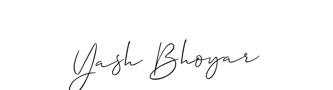 Similarly Allison_Script is the best handwritten signature design. Signature creator online .You can use it as an online autograph creator for name Yash Bhoyar. Yash Bhoyar signature style 2 images and pictures png