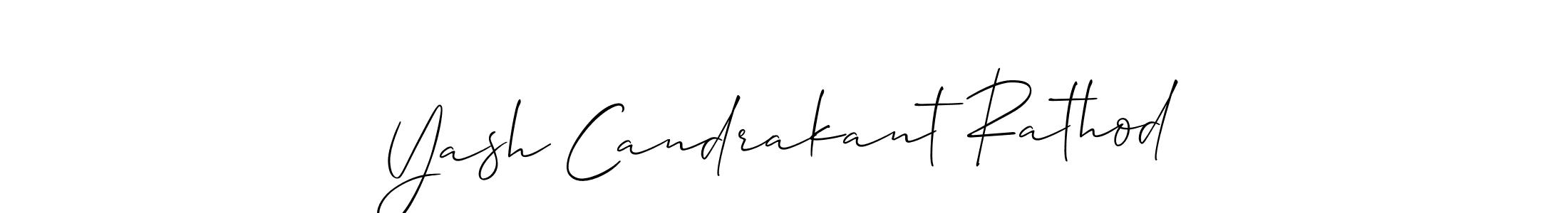 Also You can easily find your signature by using the search form. We will create Yash Candrakant Rathod name handwritten signature images for you free of cost using Allison_Script sign style. Yash Candrakant Rathod signature style 2 images and pictures png