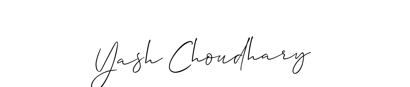 Similarly Allison_Script is the best handwritten signature design. Signature creator online .You can use it as an online autograph creator for name Yash Choudhary. Yash Choudhary signature style 2 images and pictures png