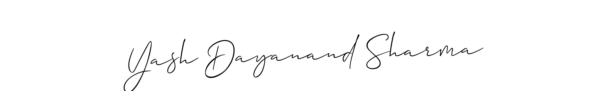 This is the best signature style for the Yash Dayanand Sharma name. Also you like these signature font (Allison_Script). Mix name signature. Yash Dayanand Sharma signature style 2 images and pictures png