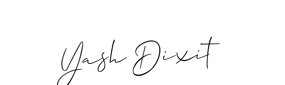 How to make Yash Dixit signature? Allison_Script is a professional autograph style. Create handwritten signature for Yash Dixit name. Yash Dixit signature style 2 images and pictures png