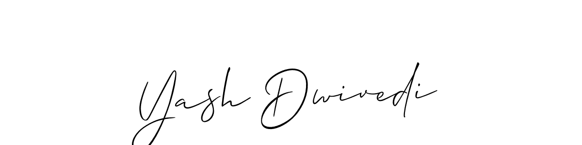 It looks lik you need a new signature style for name Yash Dwivedi. Design unique handwritten (Allison_Script) signature with our free signature maker in just a few clicks. Yash Dwivedi signature style 2 images and pictures png