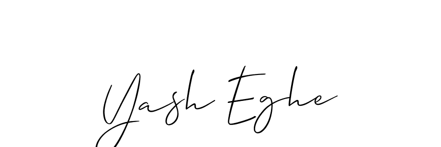 Best and Professional Signature Style for Yash Eghe. Allison_Script Best Signature Style Collection. Yash Eghe signature style 2 images and pictures png