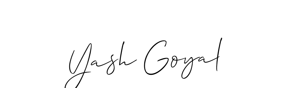 You can use this online signature creator to create a handwritten signature for the name Yash Goyal. This is the best online autograph maker. Yash Goyal signature style 2 images and pictures png