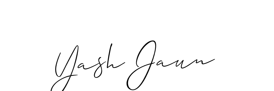 Once you've used our free online signature maker to create your best signature Allison_Script style, it's time to enjoy all of the benefits that Yash Jaun name signing documents. Yash Jaun signature style 2 images and pictures png