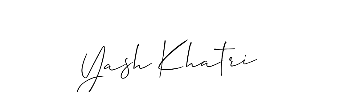 Make a beautiful signature design for name Yash Khatri. Use this online signature maker to create a handwritten signature for free. Yash Khatri signature style 2 images and pictures png