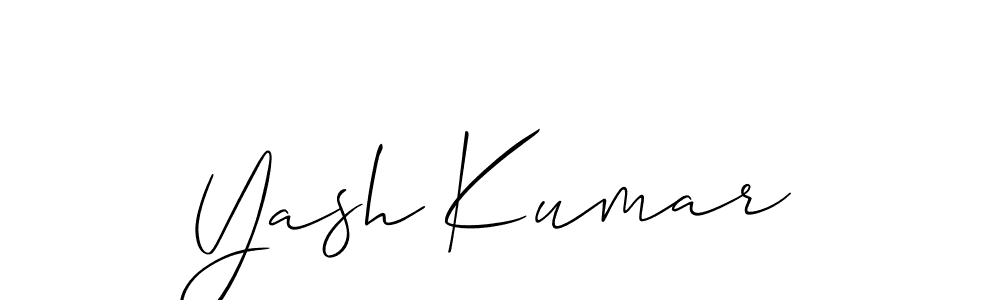 Also You can easily find your signature by using the search form. We will create Yash Kumar name handwritten signature images for you free of cost using Allison_Script sign style. Yash Kumar signature style 2 images and pictures png