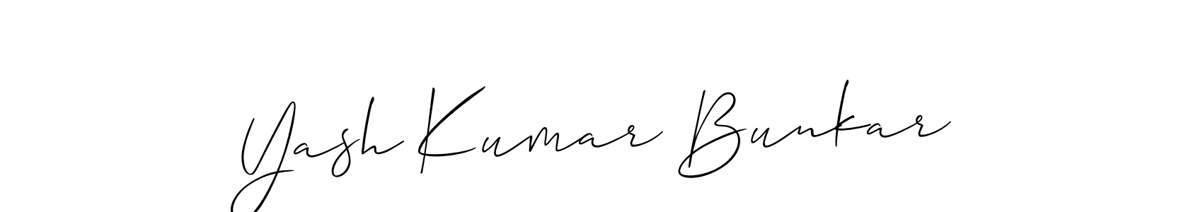 Check out images of Autograph of Yash Kumar Bunkar name. Actor Yash Kumar Bunkar Signature Style. Allison_Script is a professional sign style online. Yash Kumar Bunkar signature style 2 images and pictures png