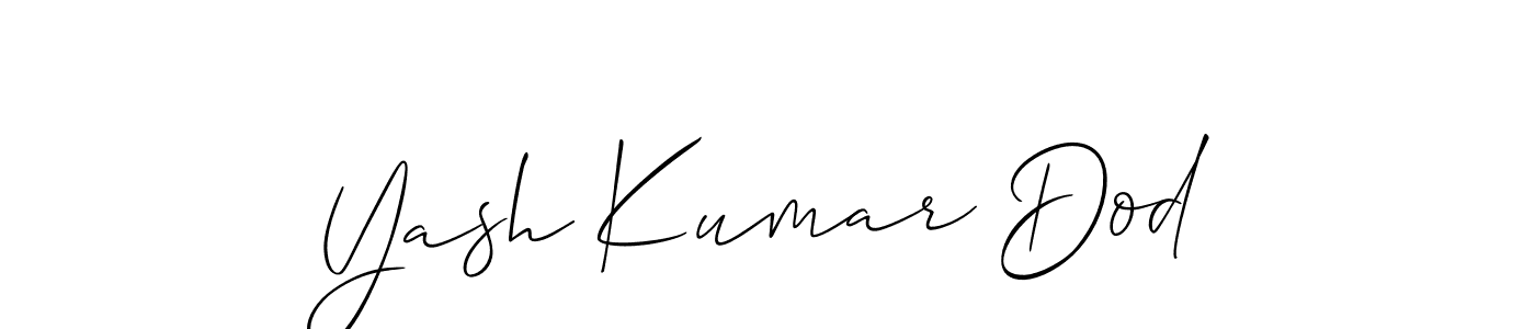 Once you've used our free online signature maker to create your best signature Allison_Script style, it's time to enjoy all of the benefits that Yash Kumar Dod name signing documents. Yash Kumar Dod signature style 2 images and pictures png