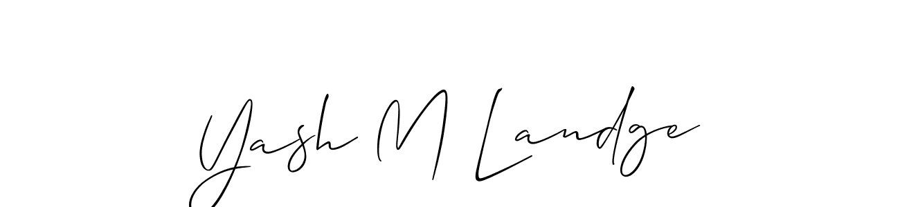 See photos of Yash M Landge official signature by Spectra . Check more albums & portfolios. Read reviews & check more about Allison_Script font. Yash M Landge signature style 2 images and pictures png