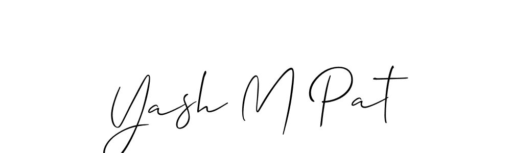 You can use this online signature creator to create a handwritten signature for the name Yash M Pat. This is the best online autograph maker. Yash M Pat signature style 2 images and pictures png