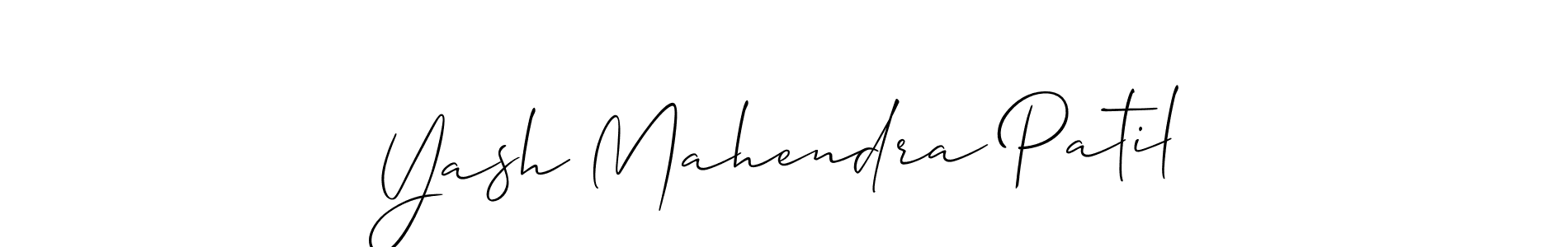 Best and Professional Signature Style for Yash Mahendra Patil. Allison_Script Best Signature Style Collection. Yash Mahendra Patil signature style 2 images and pictures png