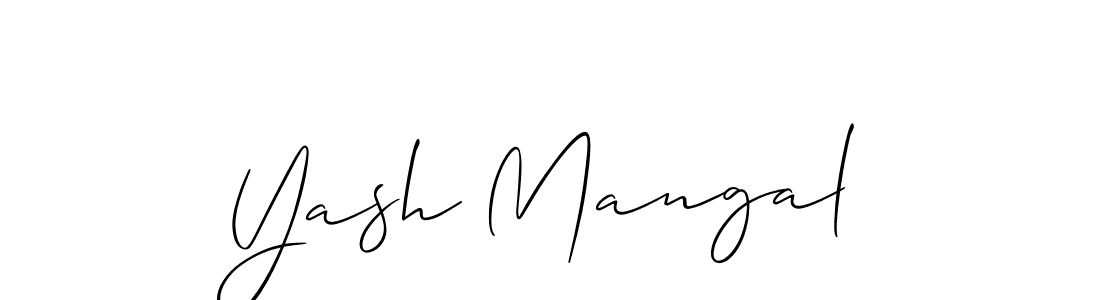 Similarly Allison_Script is the best handwritten signature design. Signature creator online .You can use it as an online autograph creator for name Yash Mangal. Yash Mangal signature style 2 images and pictures png