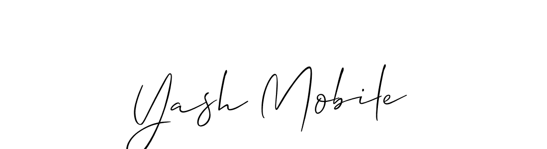 This is the best signature style for the Yash Mobile name. Also you like these signature font (Allison_Script). Mix name signature. Yash Mobile signature style 2 images and pictures png