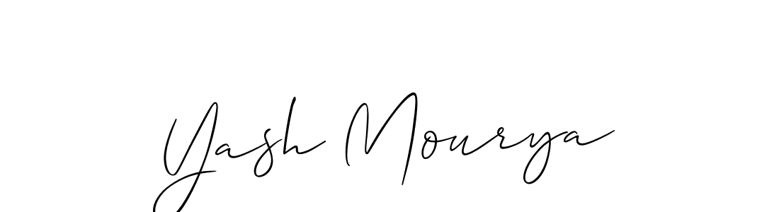 You can use this online signature creator to create a handwritten signature for the name Yash Mourya. This is the best online autograph maker. Yash Mourya signature style 2 images and pictures png
