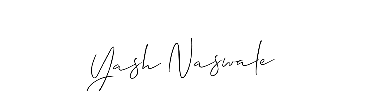 Similarly Allison_Script is the best handwritten signature design. Signature creator online .You can use it as an online autograph creator for name Yash Naswale. Yash Naswale signature style 2 images and pictures png
