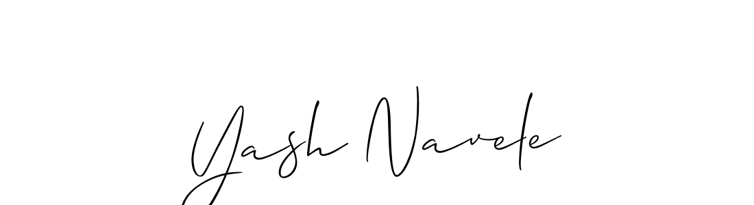 Also You can easily find your signature by using the search form. We will create Yash Navele name handwritten signature images for you free of cost using Allison_Script sign style. Yash Navele signature style 2 images and pictures png