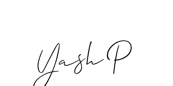 How to Draw Yash P signature style? Allison_Script is a latest design signature styles for name Yash P. Yash P signature style 2 images and pictures png