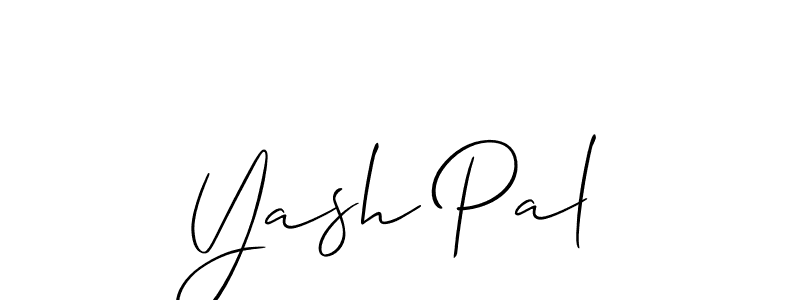 Yash Pal stylish signature style. Best Handwritten Sign (Allison_Script) for my name. Handwritten Signature Collection Ideas for my name Yash Pal. Yash Pal signature style 2 images and pictures png